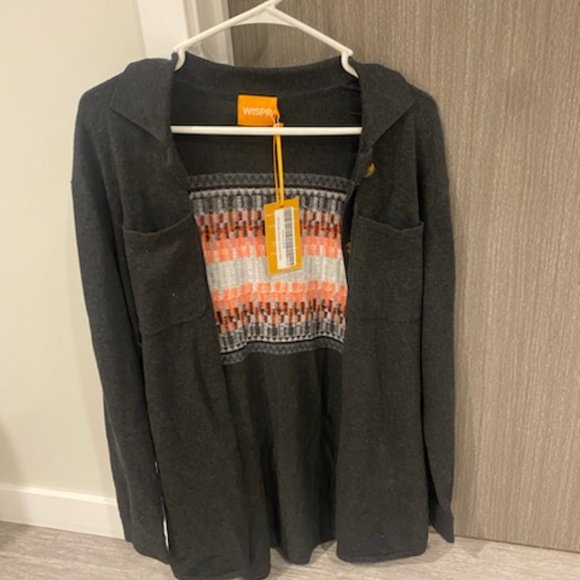 WISPR Fifi Fairisle Shacket Tar - Picture 5 of 5